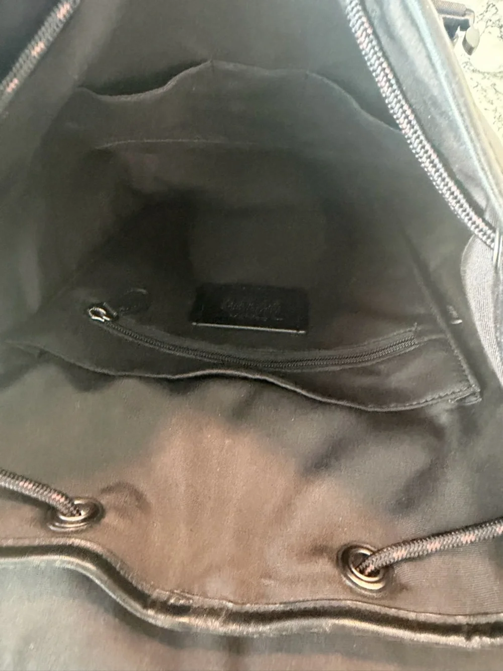 Coach Track Backpack Black leather gunmetal closures - Picture 13 of 16